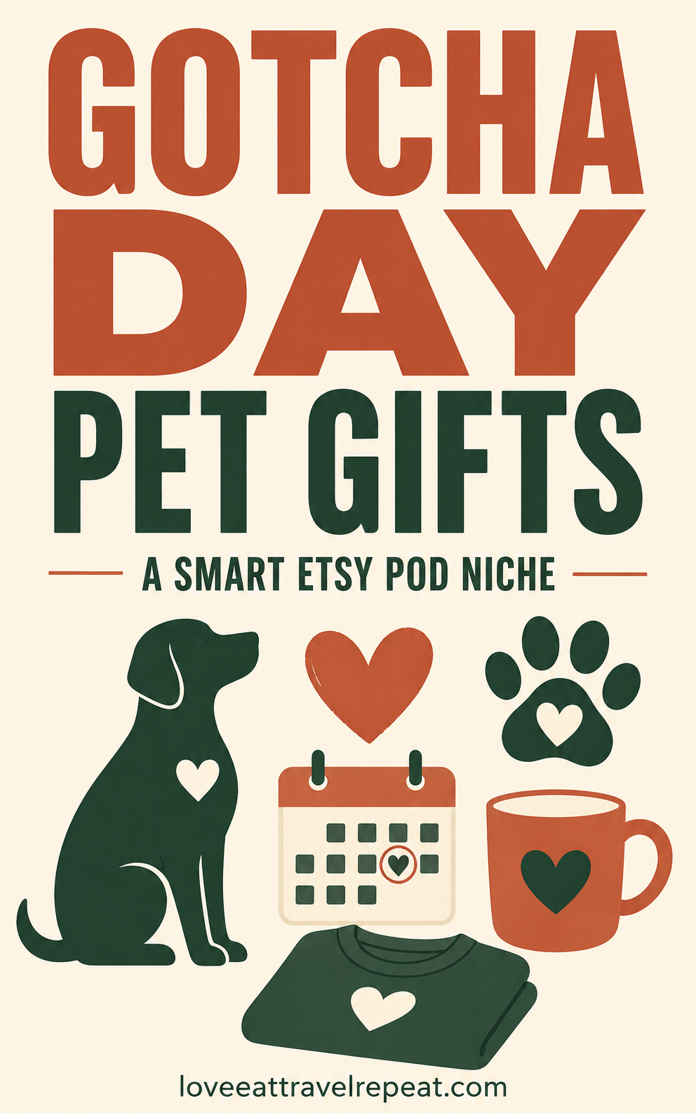 Gotcha Day pet gifts Etsy POD niche guide
